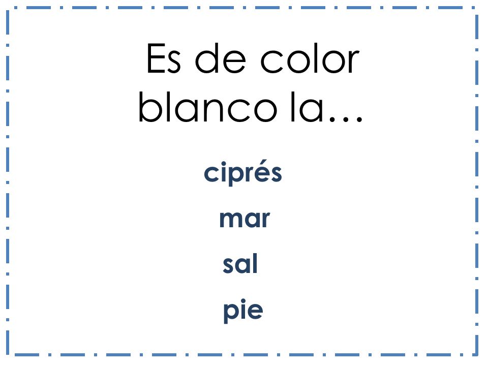 Es de color blanco la… ciprés mar sal pie