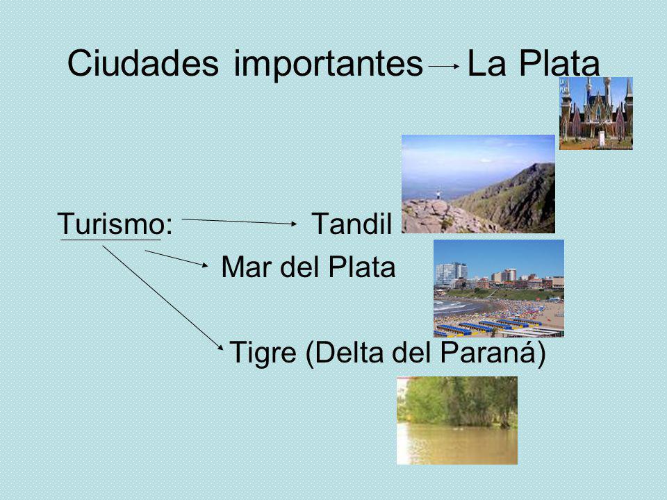 Ciudades importantes La Plata