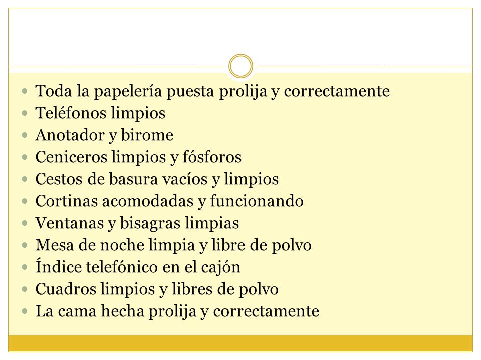 Toda la papelería puesta prolija y correctamente