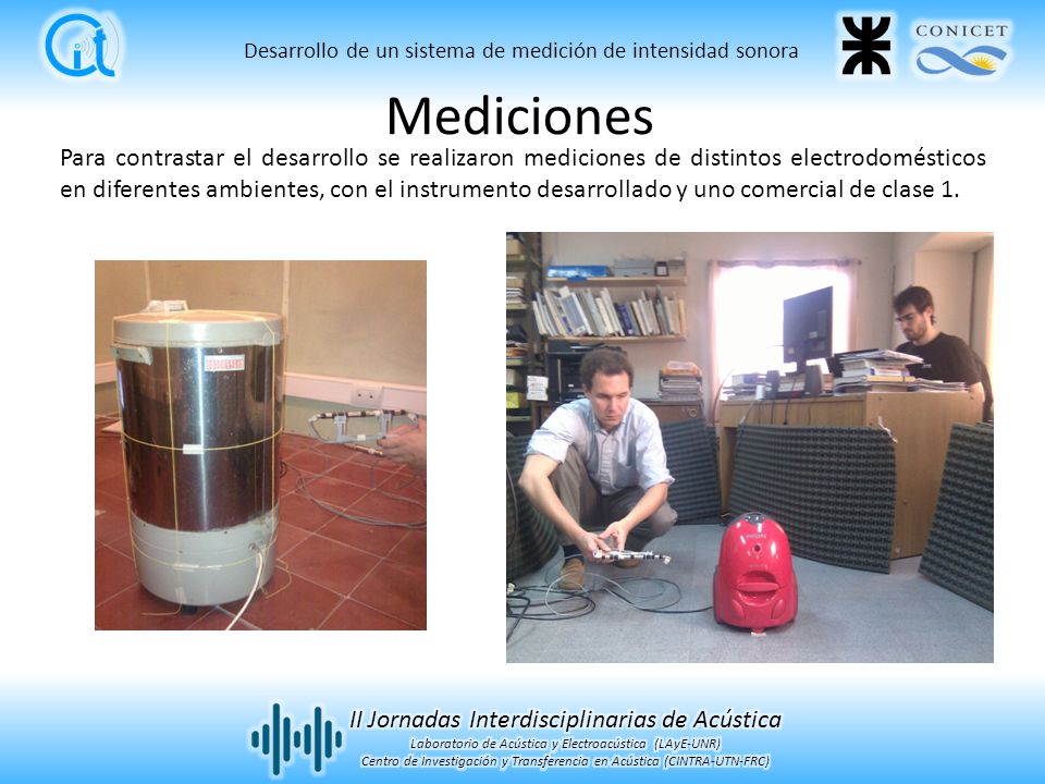 Desarrollo de un sistema de medición de intensidad sonora