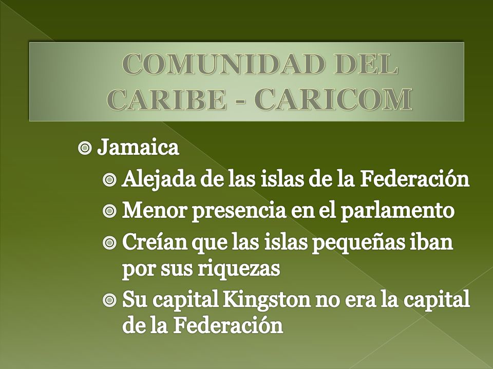 COMUNIDAD DEL CARIBE - CARICOM