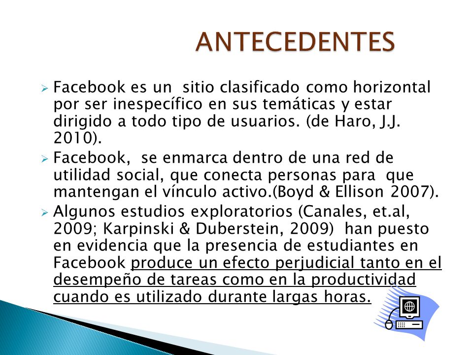 ANTECEDENTES