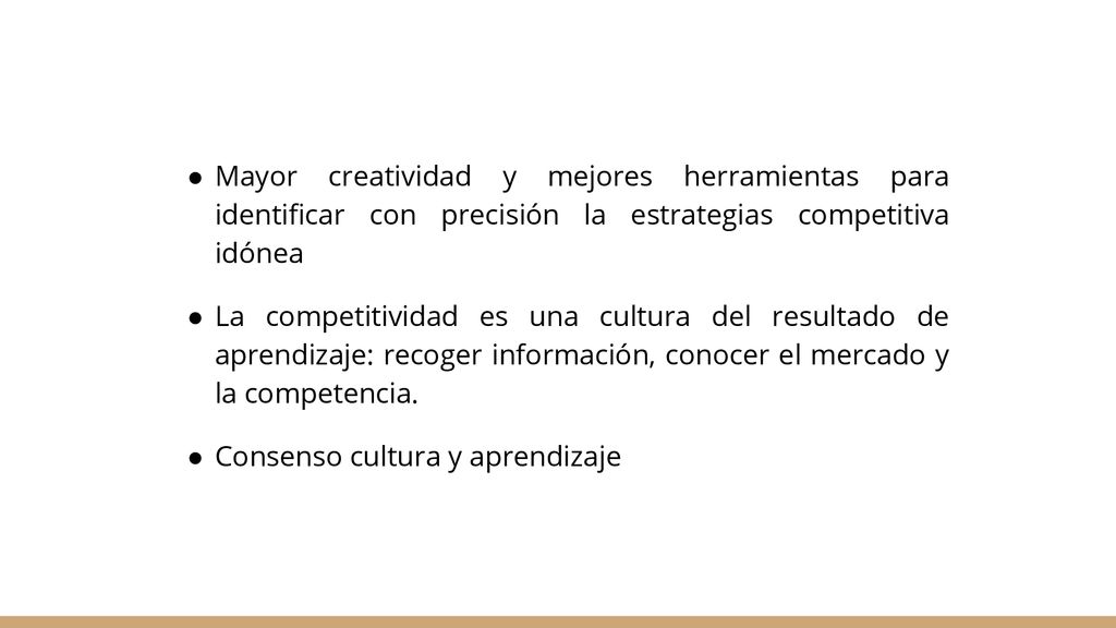 Mayor creatividad y mejores herramientas para identificar con precisión la estrategias competitiva idónea