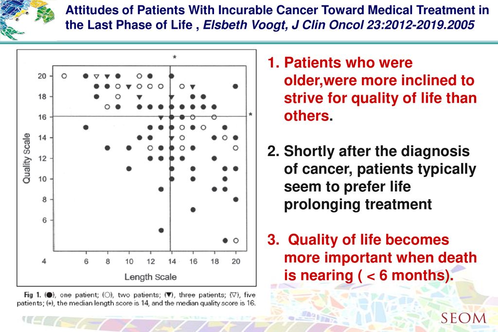 Attitudes of Patients With Incurable Cancer Toward Medical Treatment in the Last Phase of Life , Elsbeth Voogt, J Clin Oncol 23: