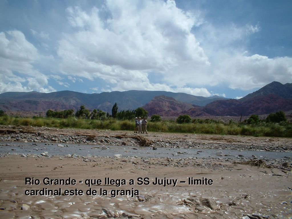 Rio Grande - que llega a SS Jujuy – limite