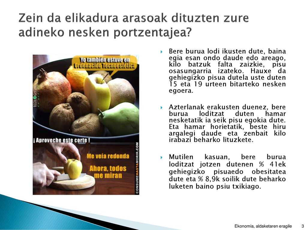 Zein da elikadura arasoak dituzten zure adineko nesken portzentajea