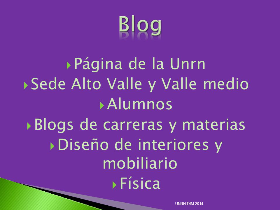 Blog Página de la Unrn Sede Alto Valle y Valle medio Alumnos