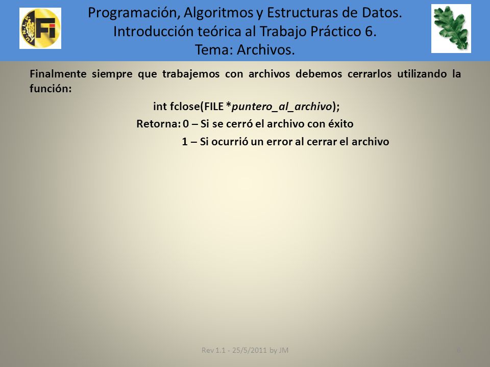 Programación, Algoritmos y Estructuras de Datos