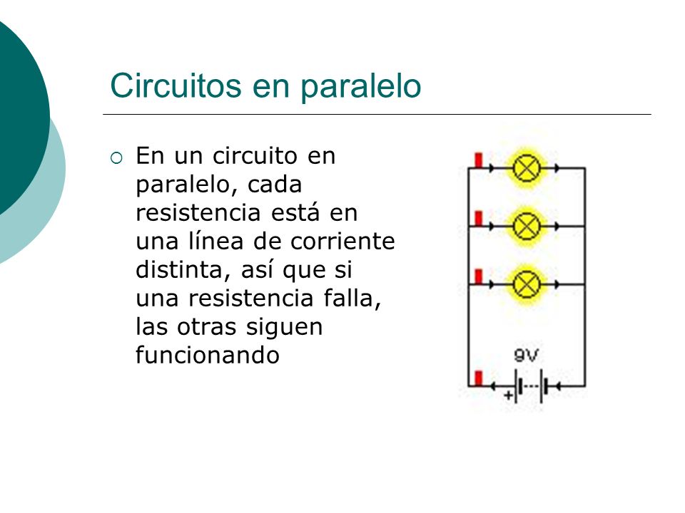 Circuitos en paralelo