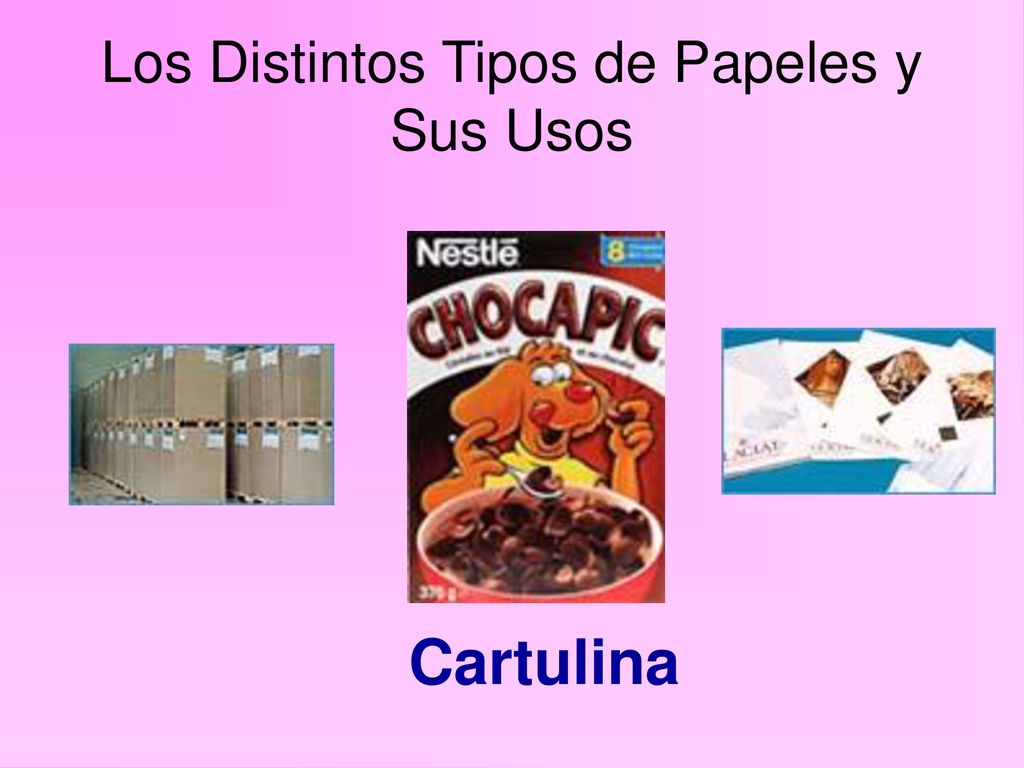 Los Distintos Tipos de Papeles y Sus Usos