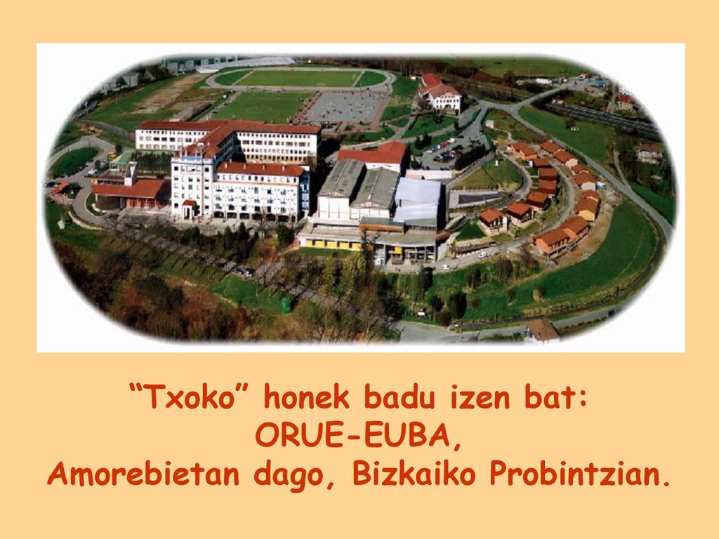 Txoko honek badu izen bat: Amorebietan dago, Bizkaiko Probintzian.