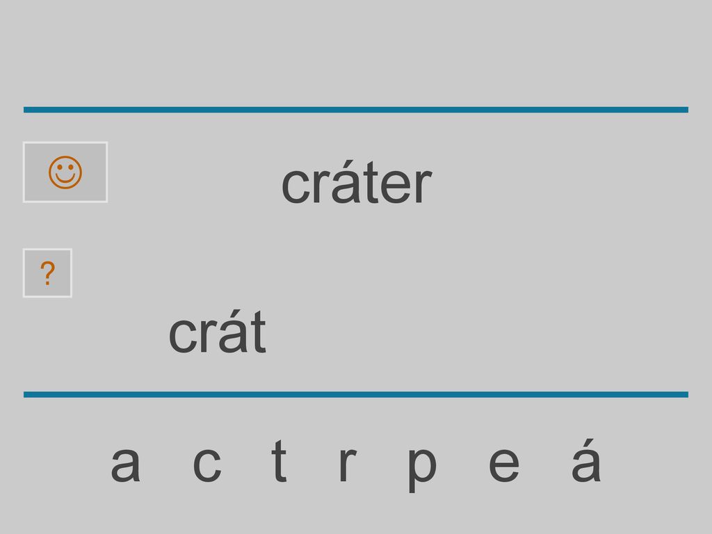  cráter crát a c t r p e á