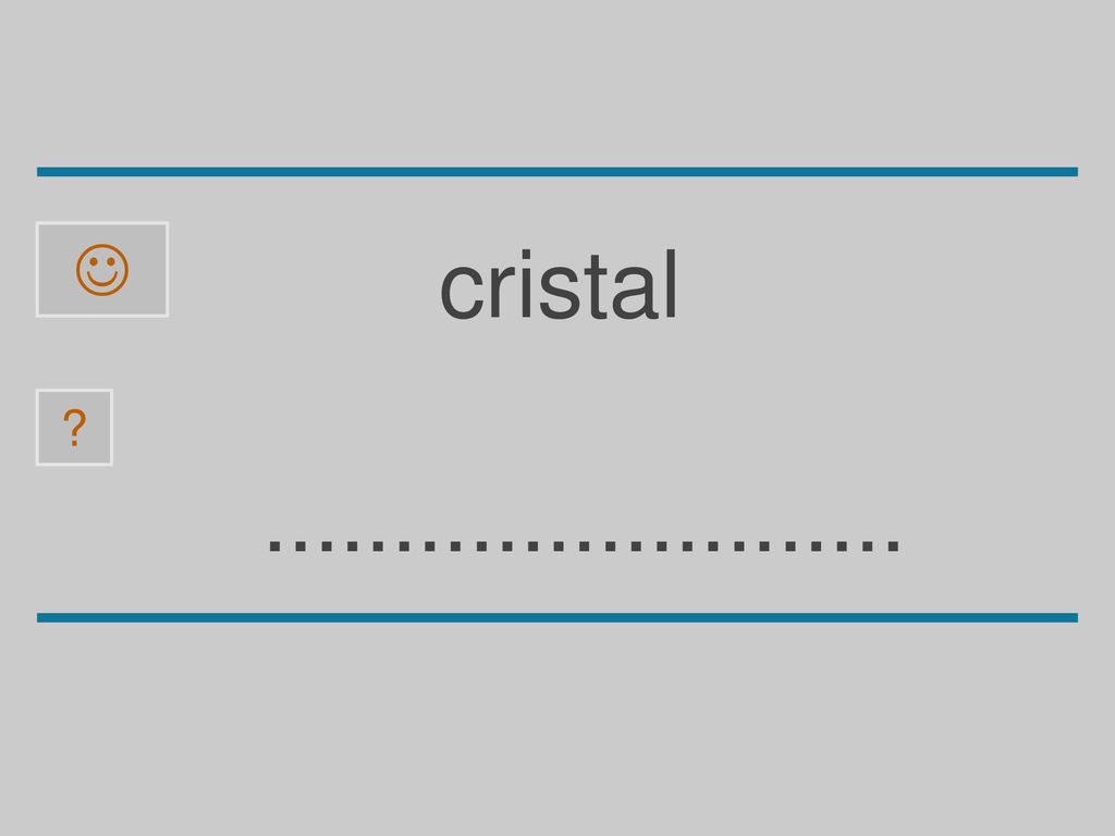 cristal e a l c t i r s