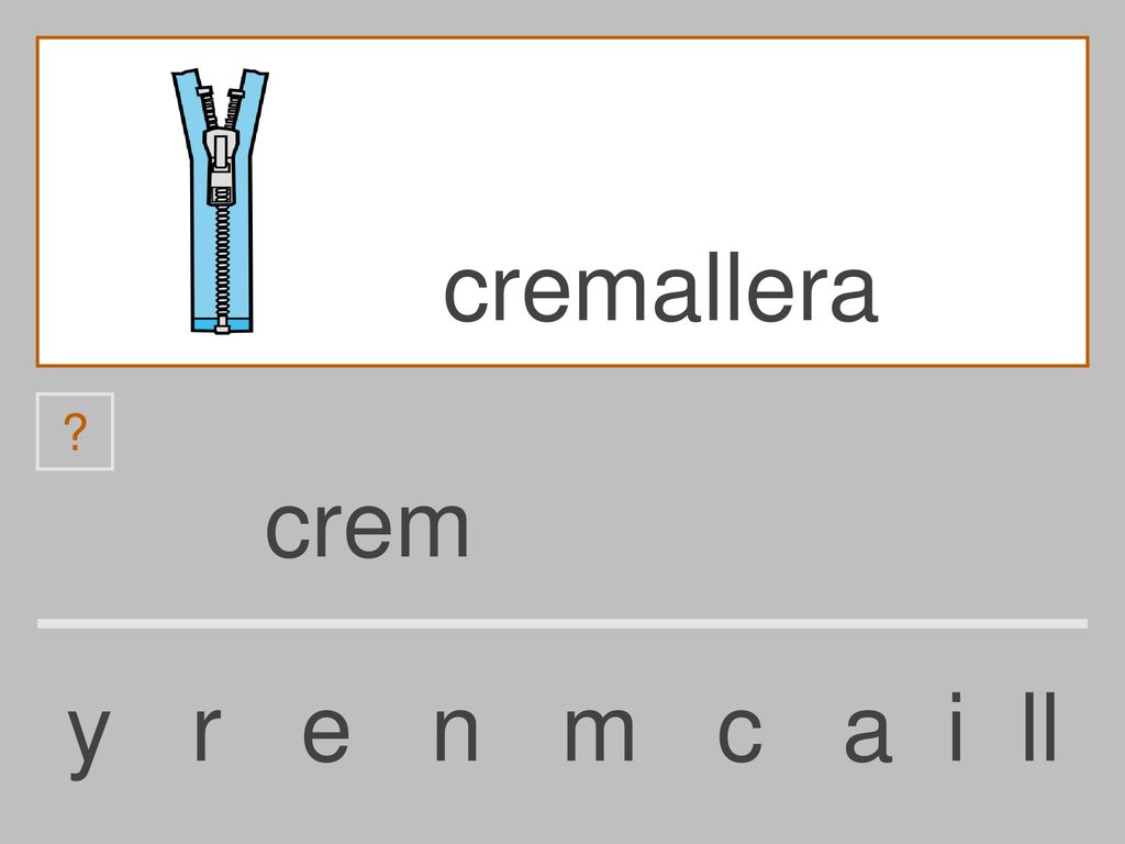 cremallera crem y r e n m c a i ll