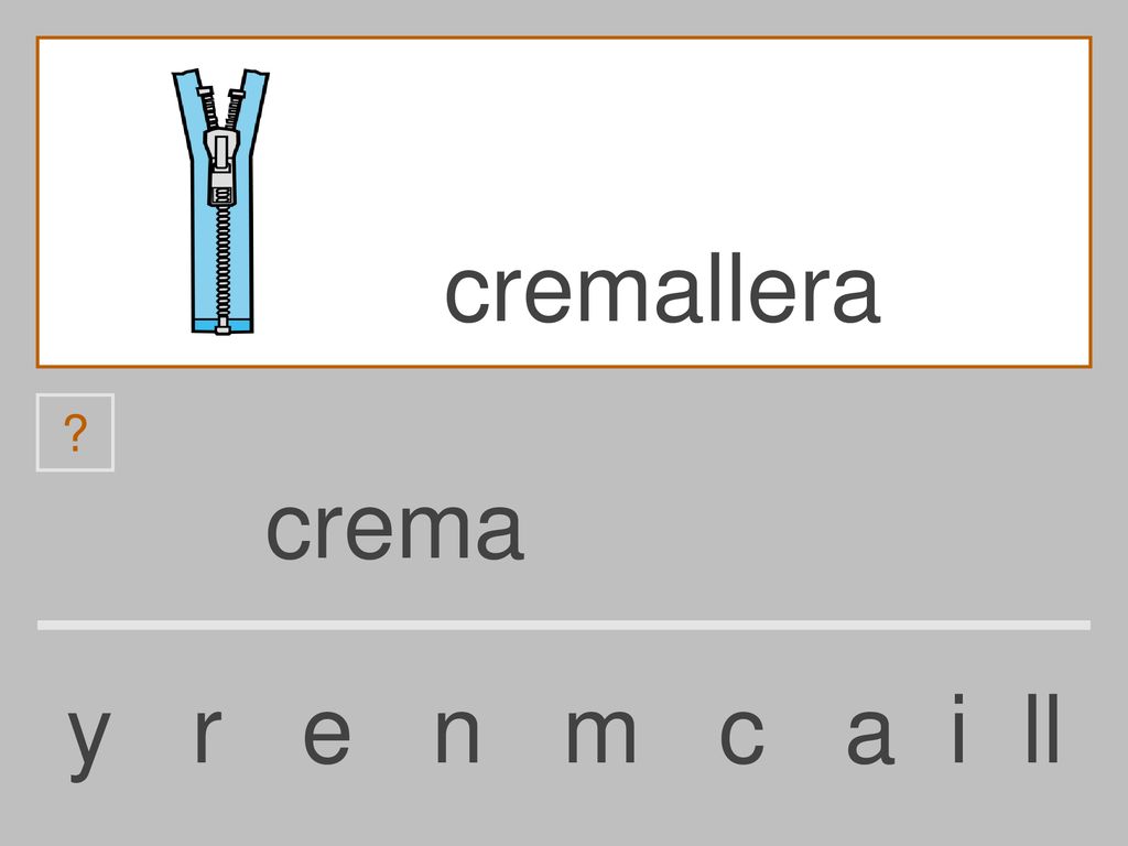 cremallera crema y r e n m c a i ll