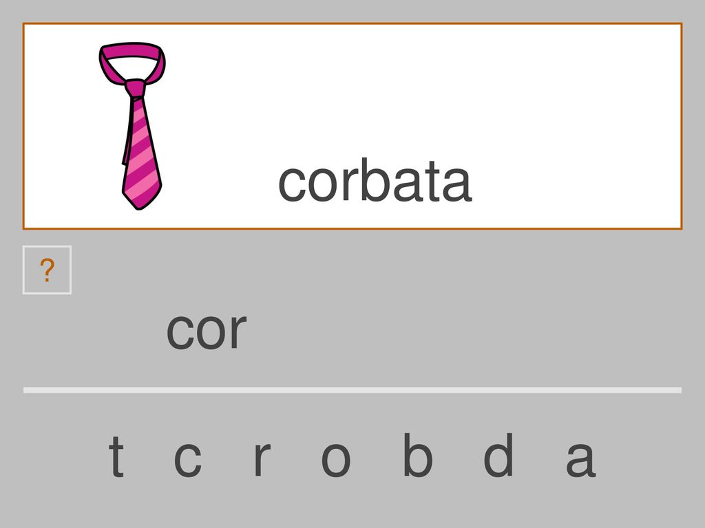 corbata cor t c r o b d a