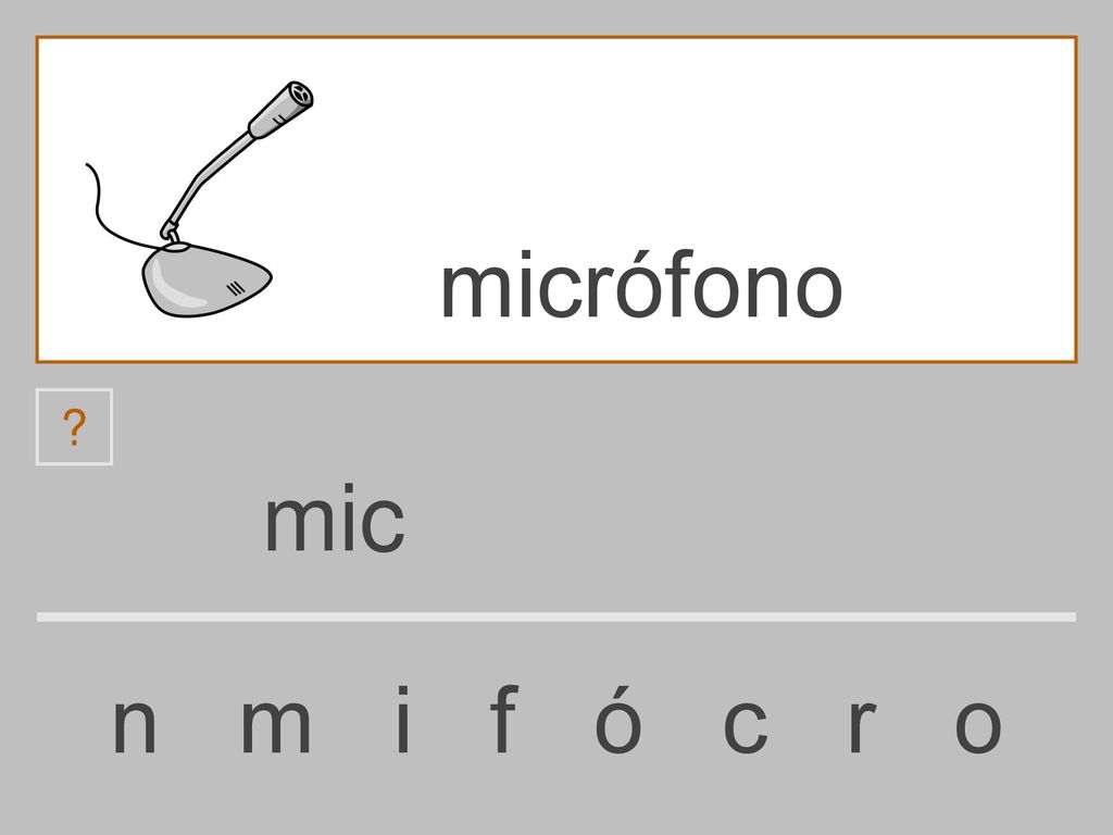 micrófono mic n m i f ó c r o