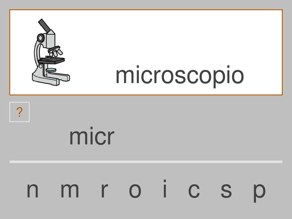 microscopio micr n m r o i c s p