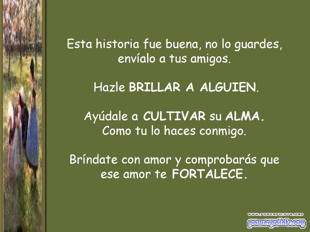 Esta historia fue buena, no lo guardes, envíalo a tus amigos