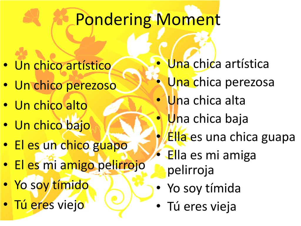 Pondering Moment Un chico artístico Un chico perezoso Un chico alto