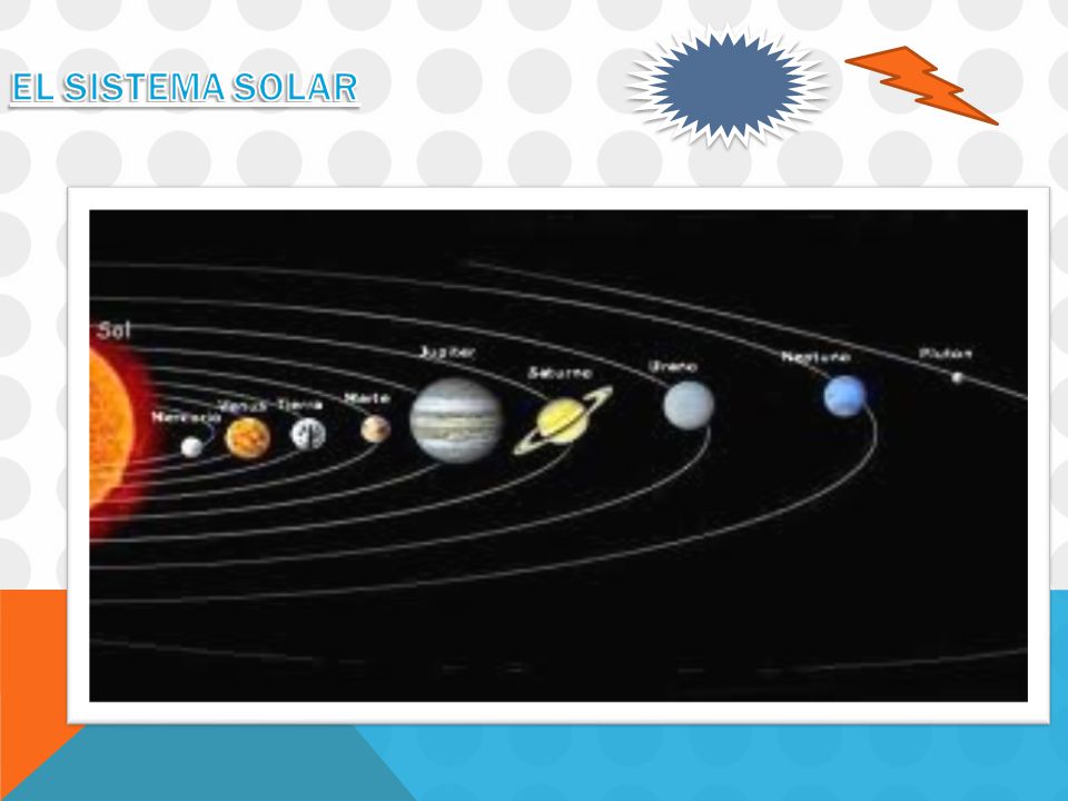 El Sistema Solar El Sistema Solar está formado por ocho planetas.
