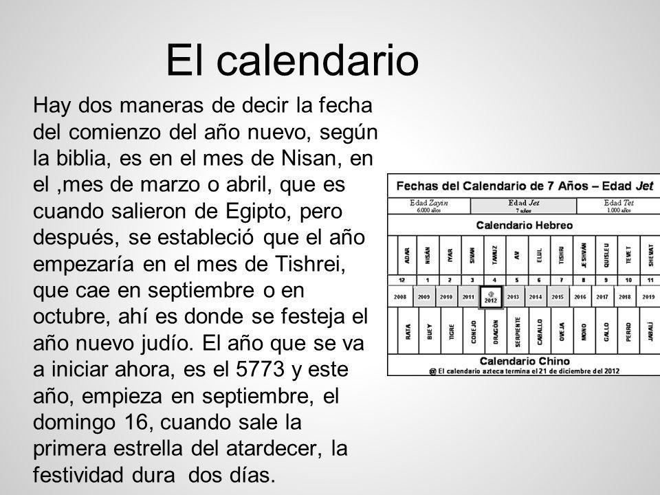 El calendario
