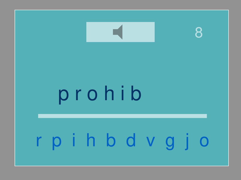 8 p r o h i b i d o r p i h b d v g j o