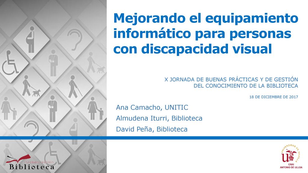 Mejorando el equipamiento informático para personas con discapacidad visual