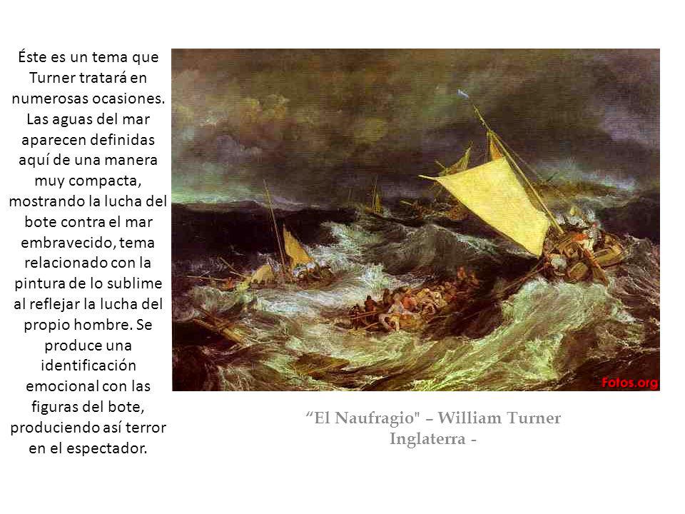 El Naufragio – William Turner