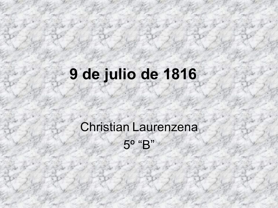 Christian Laurenzena 5º B