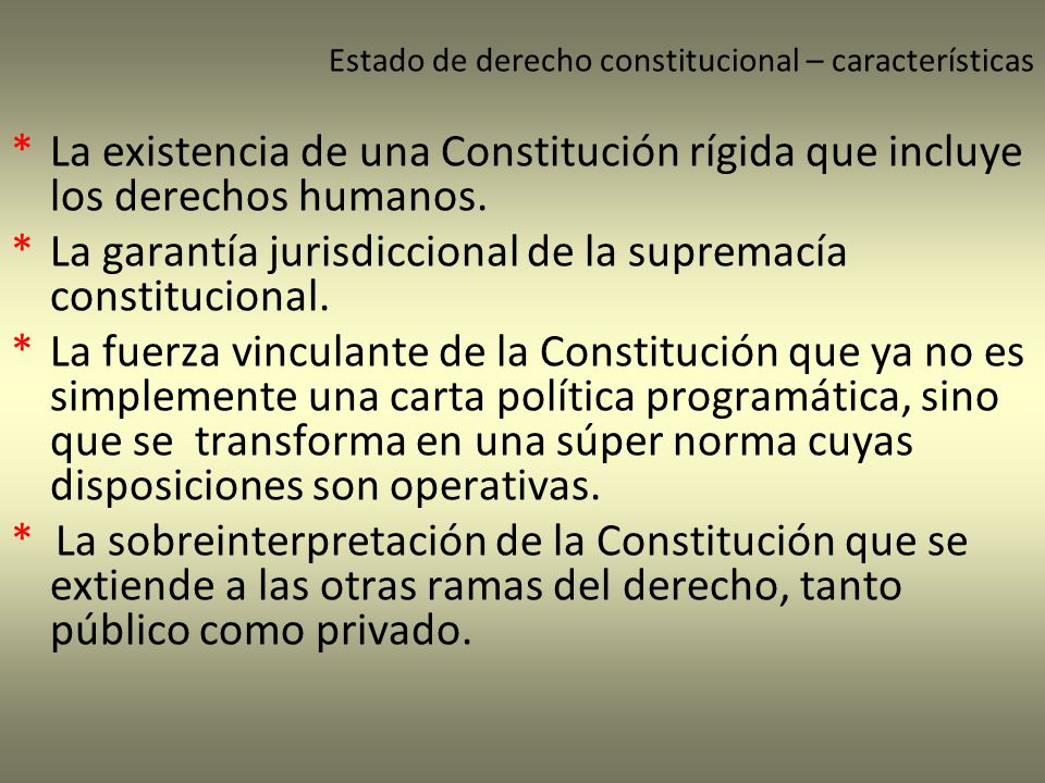 * La garantía jurisdiccional de la supremacía constitucional.