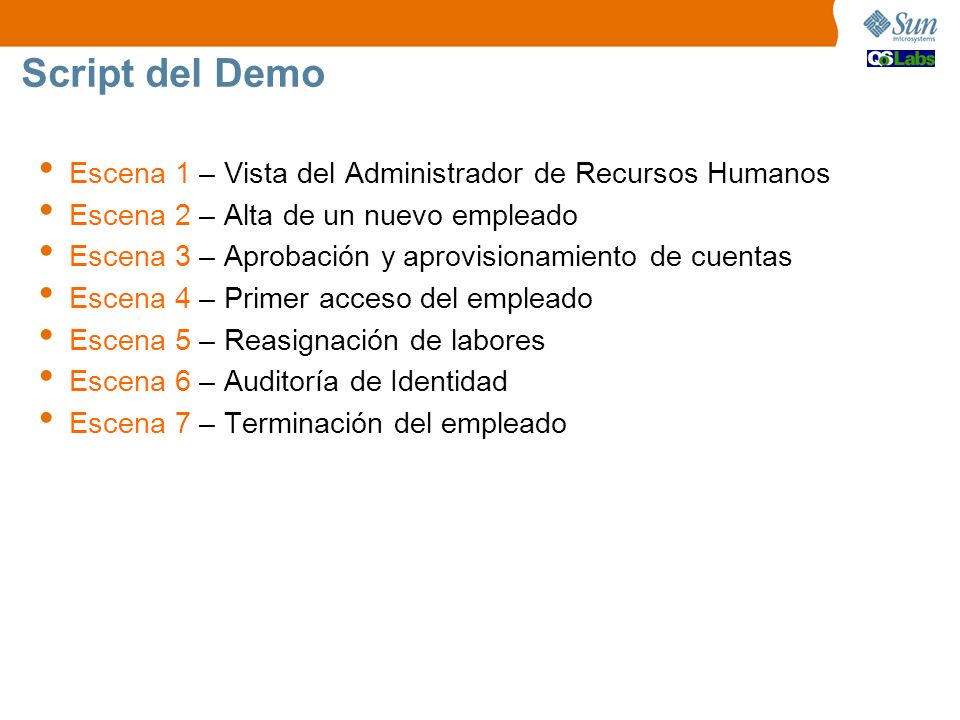 Script del Demo Escena 1 – Vista del Administrador de Recursos Humanos