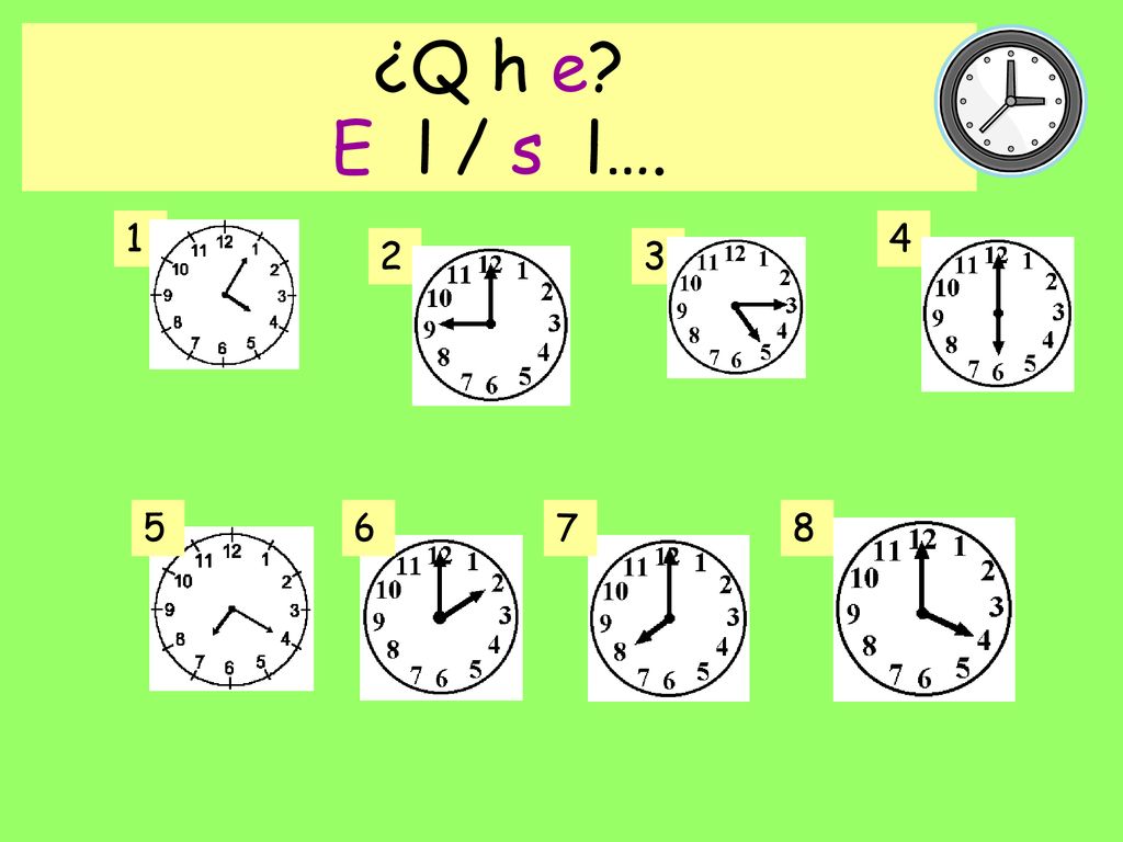 ¿Q h e E l / s l… End activity to test what pupils have learnt