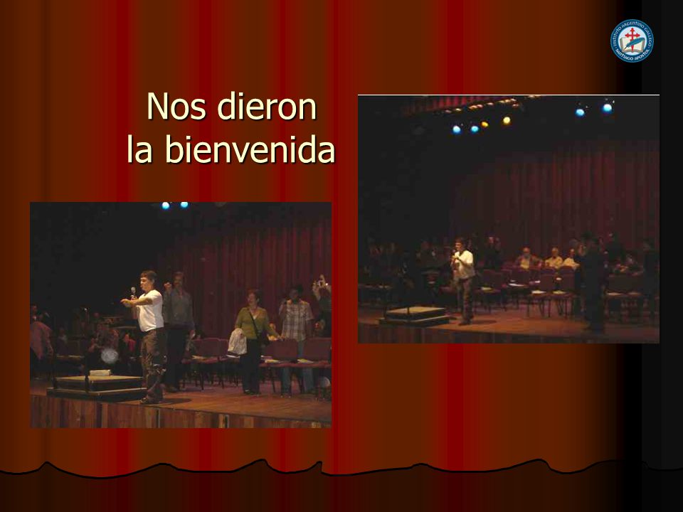 Nos dieron la bienvenida