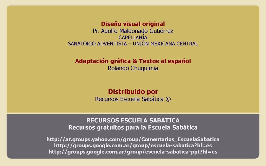 Distribuido por Diseño visual original Pr. Adolfo Maldonado Gutiérrez