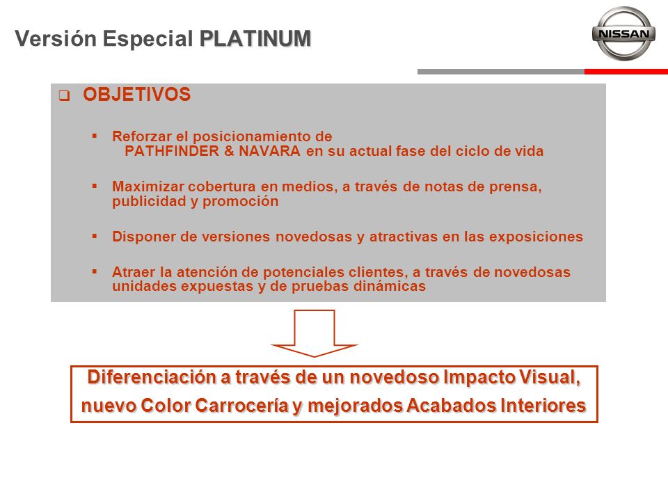 Versión Especial PLATINUM