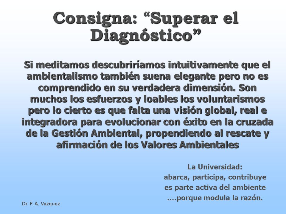 Consigna: Superar el Diagnóstico