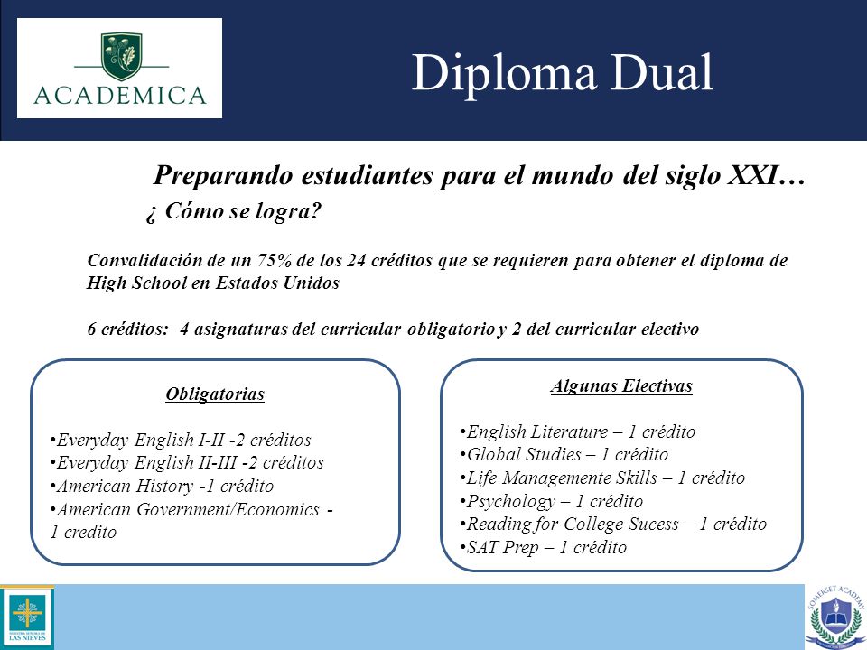 Diploma Dual Preparando estudiantes para el mundo del siglo XXI…