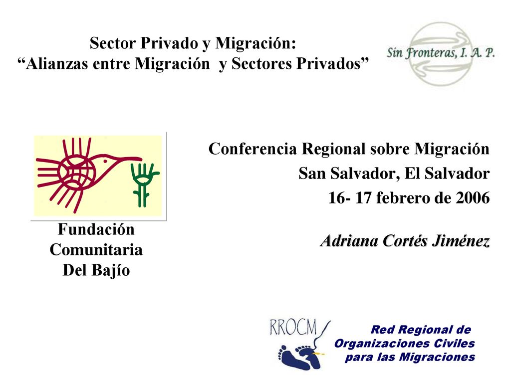 Conferencia Regional sobre Migración San Salvador, El Salvador