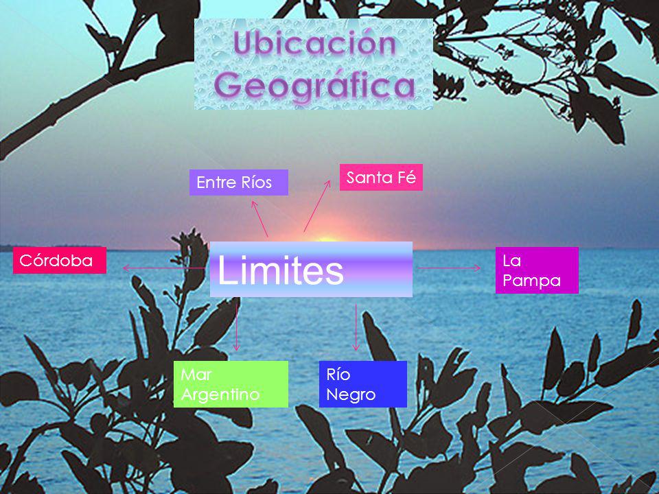 Limites Ubicación Geográfica Santa Fé Entre Ríos Córdoba La Pampa