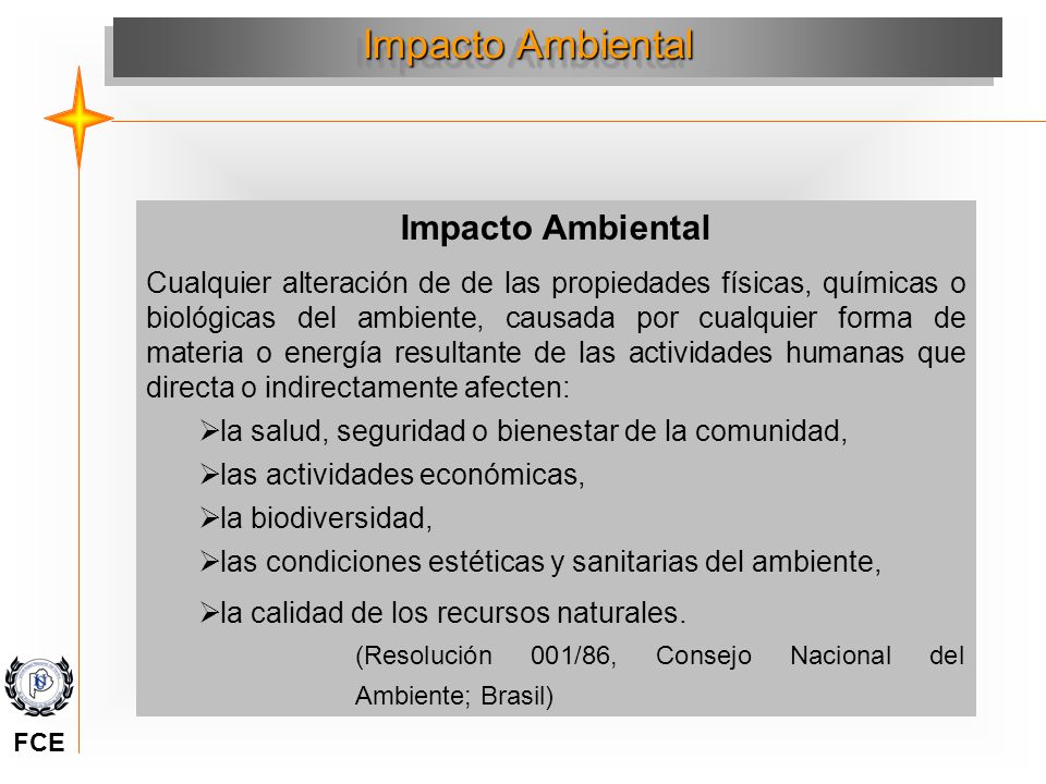 Impacto Ambiental Impacto Ambiental