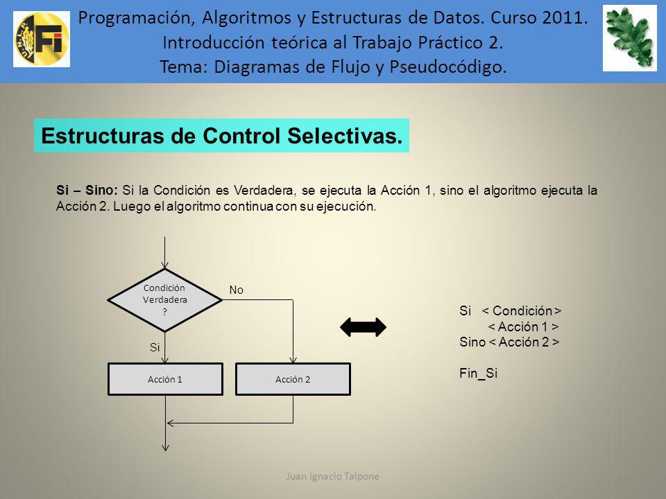 Estructuras de Control Selectivas.