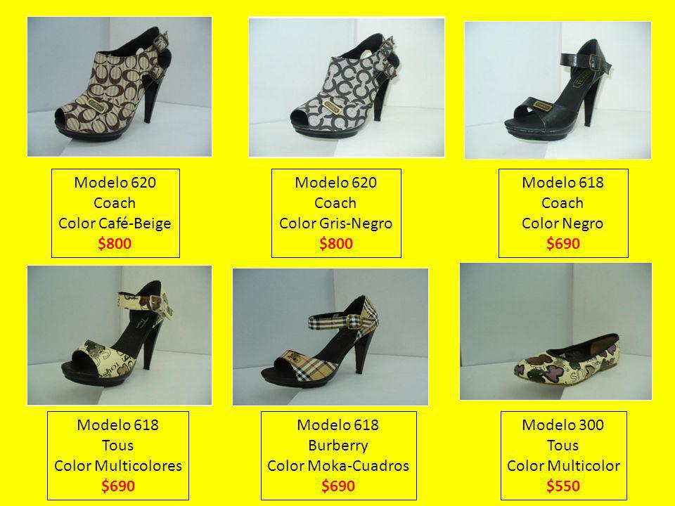 Modelo 620 Coach. Color Café-Beige. $800. Modelo 620. Coach. Color Gris-Negro. $800. Modelo 618.