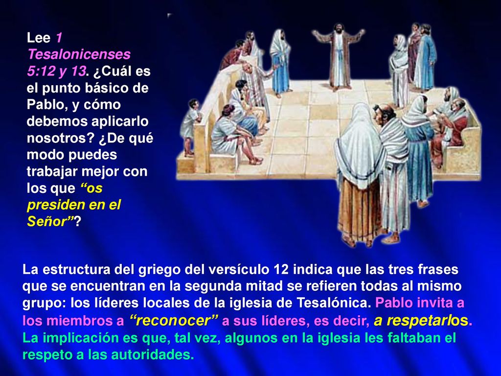 La Vida En La Iglesia 1 Tesalonicenses 5 12 28 Leccion Ppt Descargar