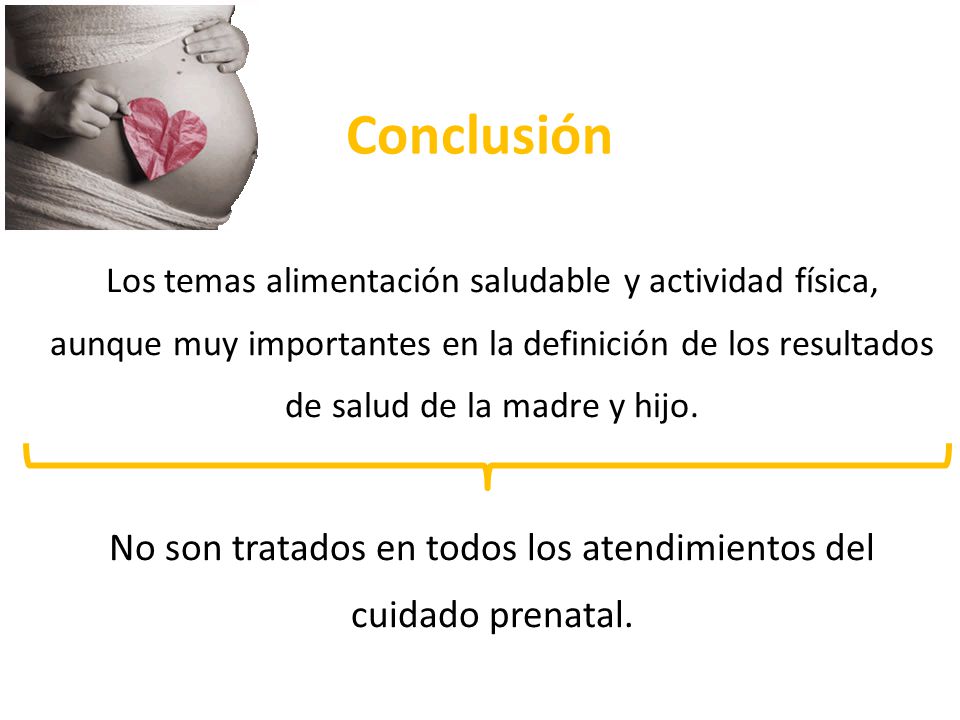 No son tratados en todos los atendimientos del cuidado prenatal.