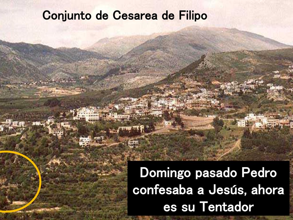 Domingo pasado Pedro confesaba a Jesús, ahora es su Tentador