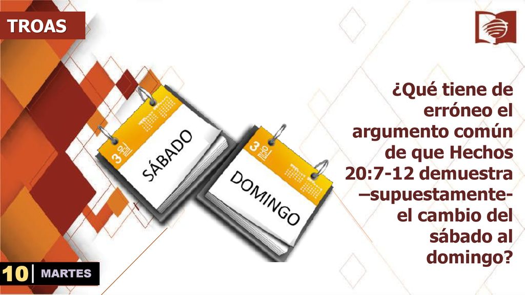 TROAS ¿Qué tiene de erróneo el argumento común de que Hechos 20:7-12 demuestra –supuestamente- el cambio del sábado al domingo