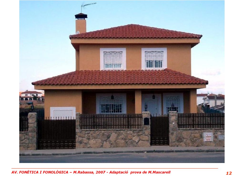 AV. FONÈTICA I FONOLÒGICA – M. Rabassa, Adaptació prova de M