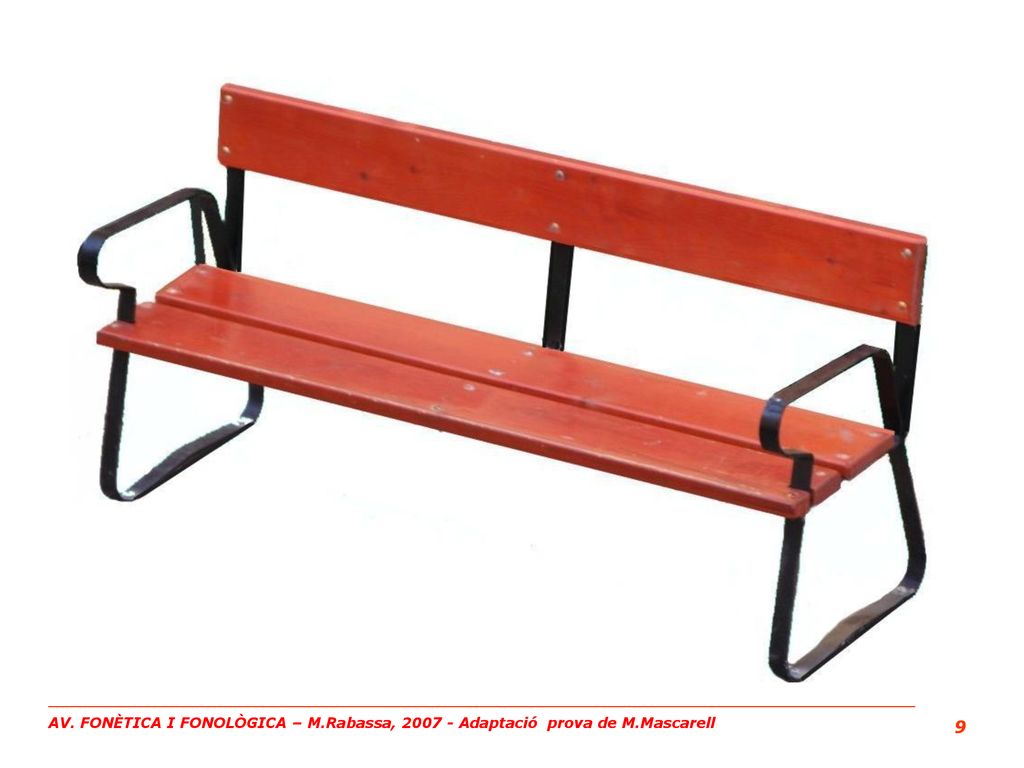 AV. FONÈTICA I FONOLÒGICA – M. Rabassa, Adaptació prova de M