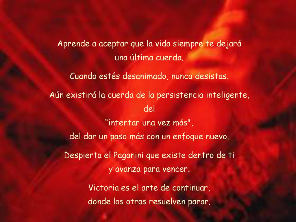 Aprende a aceptar que la vida siempre te dejará una última cuerda.